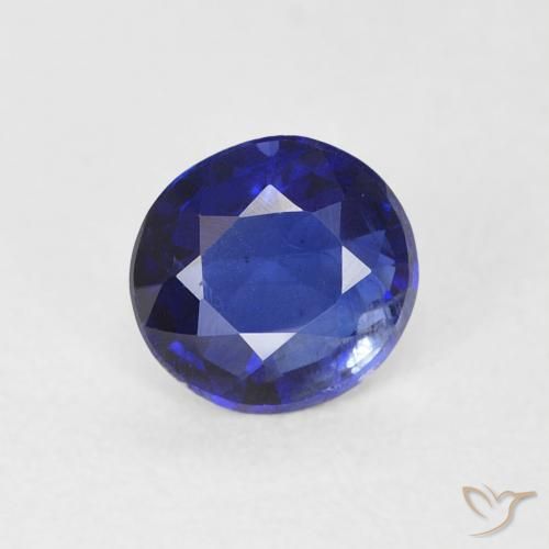 0.47ct Naturel Bleu royal Disthène, Tour, SI