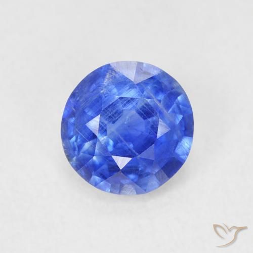 0.63ct Naturel Bleu azur profond Disthène, Tour, SI