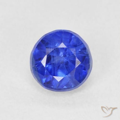 Disthène Bleu azur profond naturelle Tour, 0.86 ct, SI