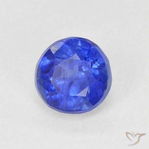 Disthène Bleu azur profond naturelle Tour, 0.86 ct, SI