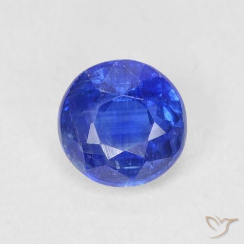 0.75ct Naturel Bleu marine Disthène, Tour, SI