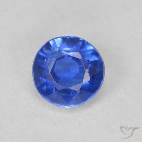 0.44ct Naturel Bleu azur profond Disthène, Tour, VS-SI