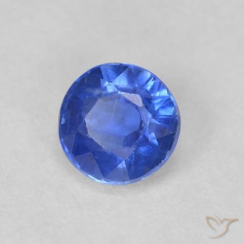 Disthène Bleu azur profond naturelle Tour, 0.44 ct, VS-SI