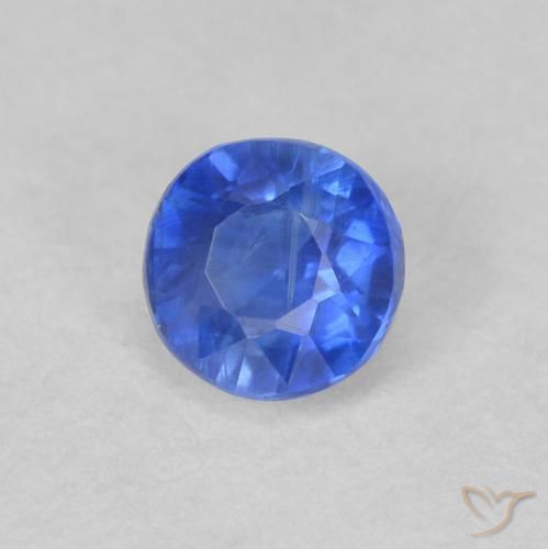 Disthène Bleu azur profond naturelle Tour, 0.46 ct, VS-SI