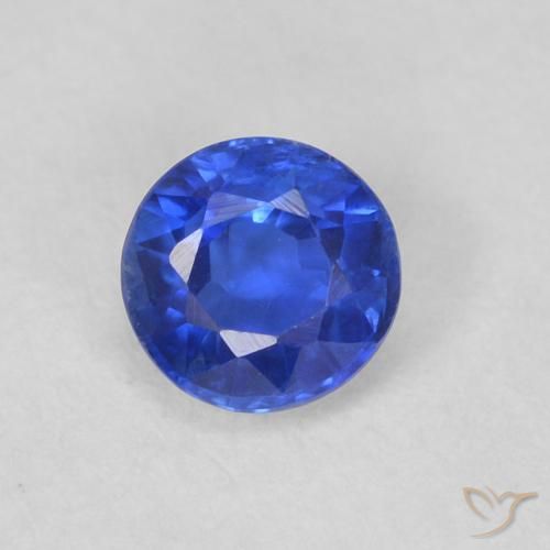 0.43ct Naturel Bleu azur profond Disthène, Tour, VS-SI