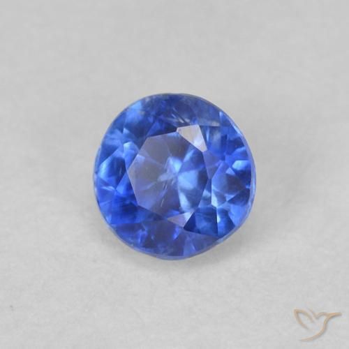 Disthène Bleu azur profond naturelle Tour, 0.40 ct, VS-SI