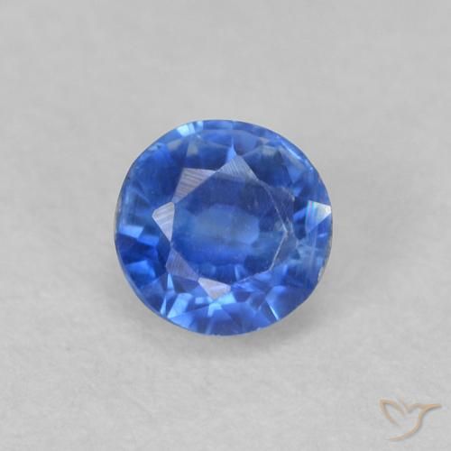 0.48ct Naturel Bleu vif Disthène, Tour, VS-SI