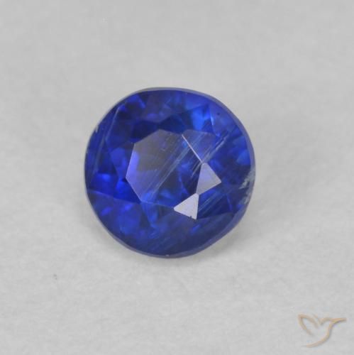 Disthène Bleu marine intense naturelle Tour, 0.47 ct, SI