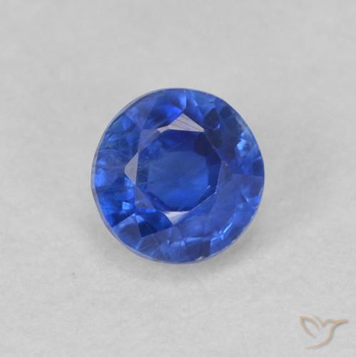 0.51ct Naturel Bleu foncé Disthène, Tour, SI