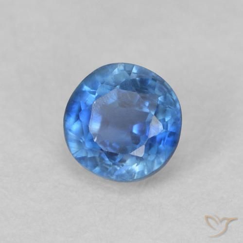 Disthène Bleu marine léger naturelle Tour, 0.46 ct, VS-SI