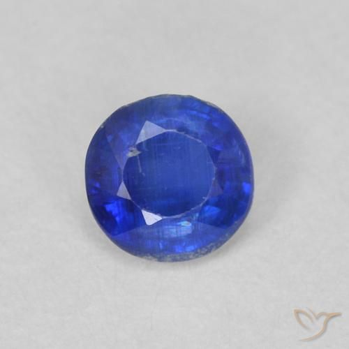 0.32ct Naturel Bleu vif Disthène, Tour, VS-SI