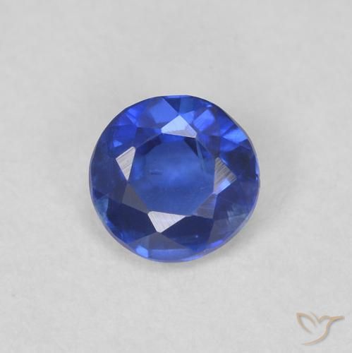 0.34ct Naturel Bleu franc Disthène, Tour, VS-SI