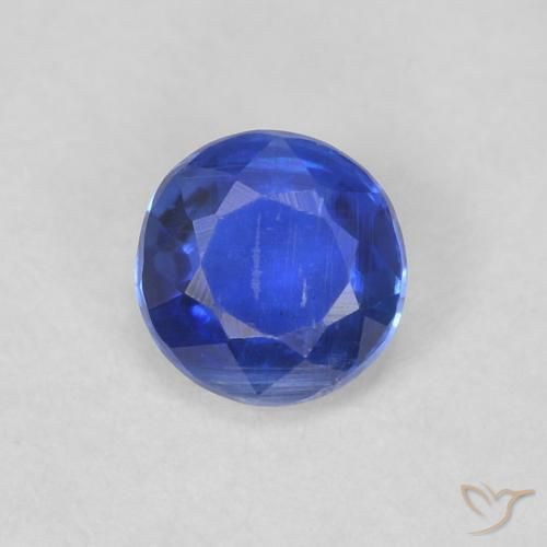 0.38ct Naturel Bleu marine Disthène, Tour, VS-SI
