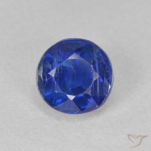 0.82ct Naturel Bleu marine Disthène, Tour, SI