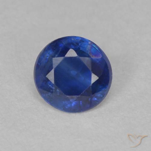 0.52ct Naturel Bleu foncé Disthène, Tour, SI