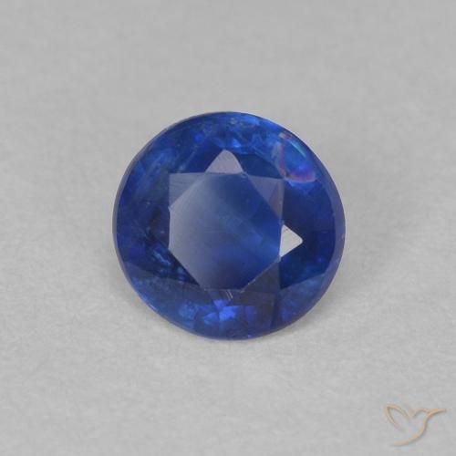 Disthène Bleu foncé naturelle Tour, 0.52 ct, SI