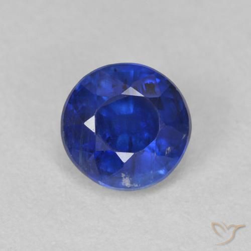 0.68ct Naturel Bleu foncé Disthène, Tour, SI
