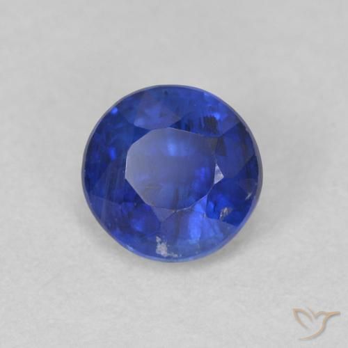 Disthène Bleu foncé naturelle Tour, 0.68 ct, SI