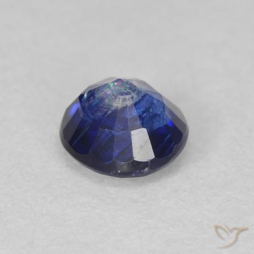 Disthène Bleu foncé naturelle Tour, 0.68 ct, SI