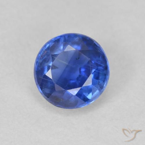 0.75ct Naturel Bleu franc Disthène, Tour, SI