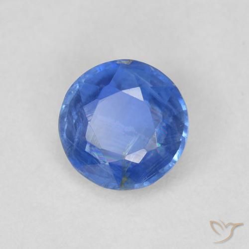 Disthène Bleu marine léger naturelle Tour, 0.60 ct, SI