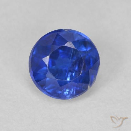 0.77ct Naturel Bleu marine Disthène, Tour, SI