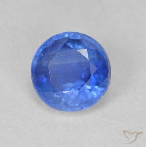 Disthène Bleu marine léger naturelle Tour, 0.67 ct, SI