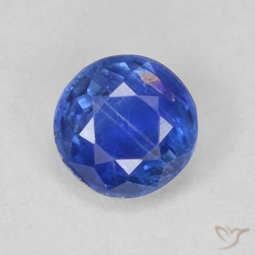 0.76ct Naturel Bleu franc Disthène, Tour, SI