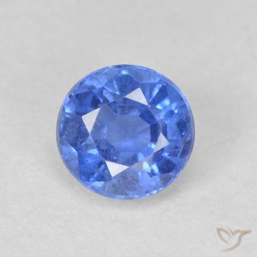 0.77ct Naturel Bleu marine léger Disthène, Tour, SI