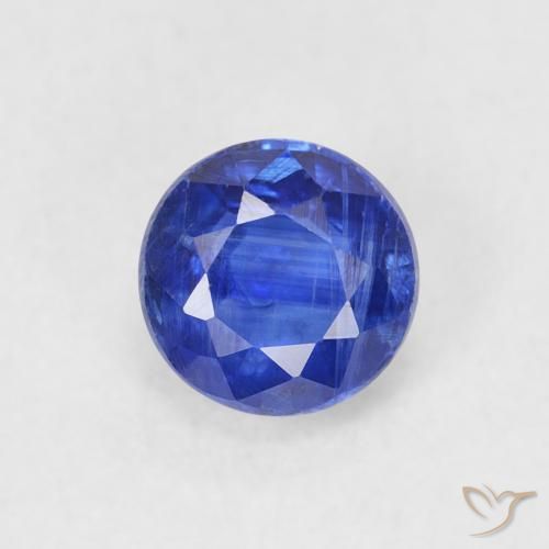 0.73ct Naturel Bleu marine Disthène, Tour, SI