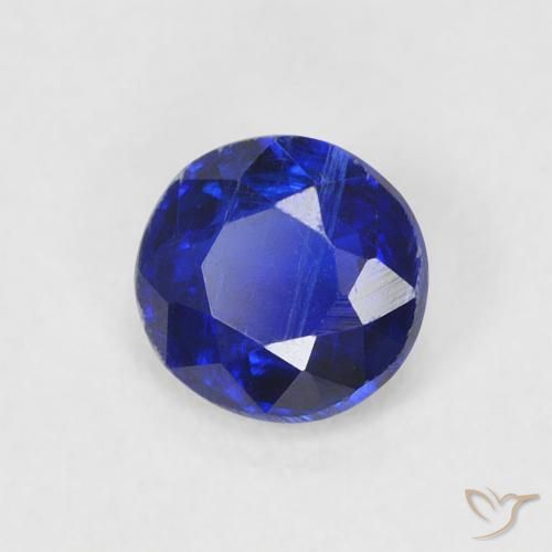 Disthène Bleu marine intense naturelle Tour, 0.53 ct, SI