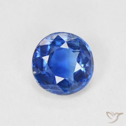 0.64ct Naturel Bleu moyen Disthène, Tour, SI