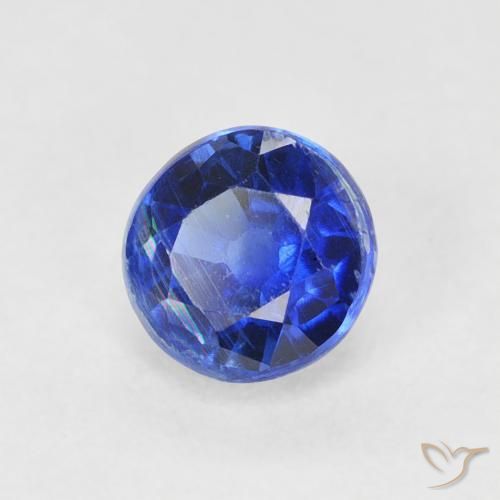 Disthène Bleu foncé naturelle Tour, 0.82 ct, SI