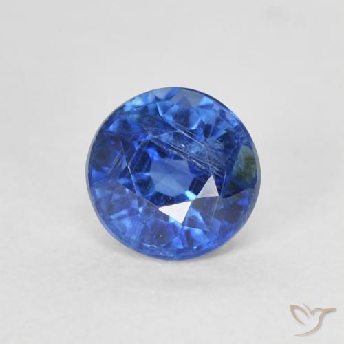 Disthène Bleu marine léger naturelle Tour, 0.82 ct, SI