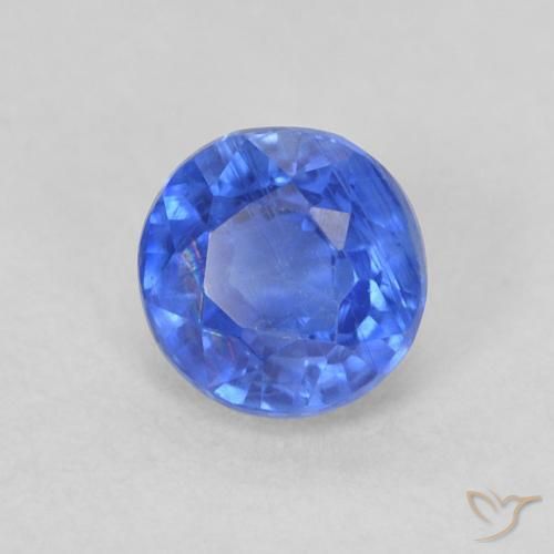 Disthène Bleu azur profond naturelle Tour, 0.44 ct, SI