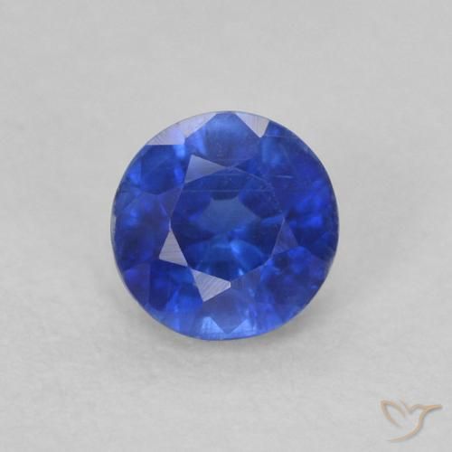 0.38ct Naturel Bleu azur profond Disthène, Tour, VS-SI