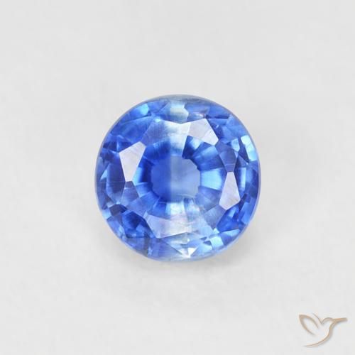 0.41ct Naturel Bleu franc Disthène, Tour, VS-SI