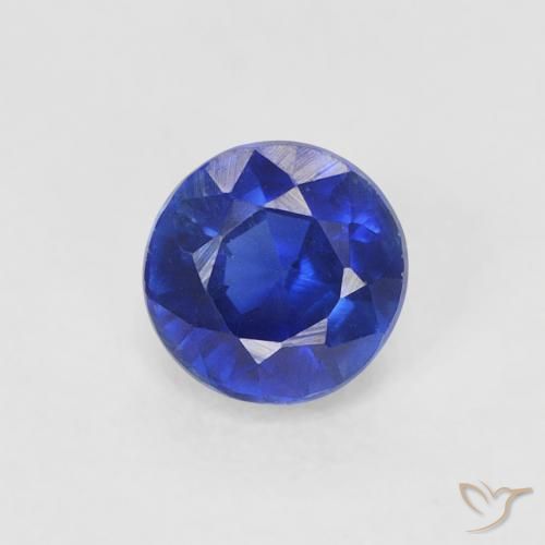 0.43ct Naturel Bleu marine Disthène, Tour, VS-SI