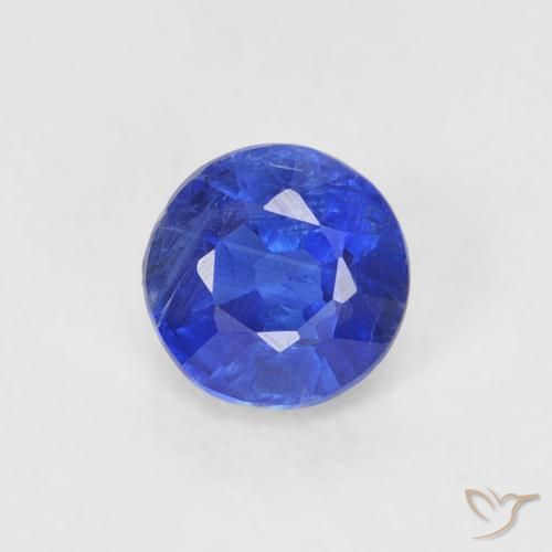 0.41ct Naturel Bleu marine Disthène, Tour, VS-SI