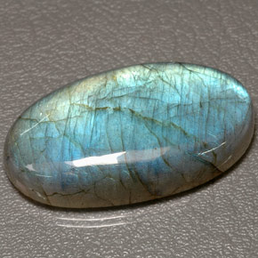 Labradorite Multicolore naturelle Transparent, 61.83 ct, Transparent / Translucide