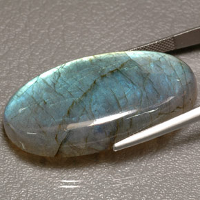 Labradorite Multicolore naturelle Transparent, 61.83 ct, Transparent / Translucide