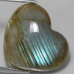 Labradorite Multicolore naturelle Transparent, 12.26 ct, Transparent / Translucide