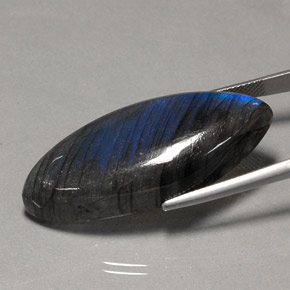 Labradorite Multicolore naturelle Transparent, 49.68 ct, Transparent / Translucide