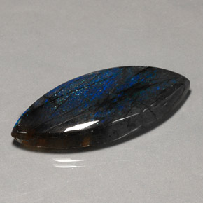 Labradorite Multicolore naturelle Transparent, 43.96 ct, Transparent / Translucide