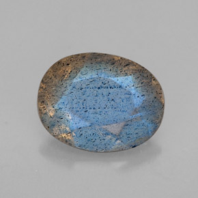 Labradorite multicolore naturelle transparent, 1,02 ct, transparent / translucide