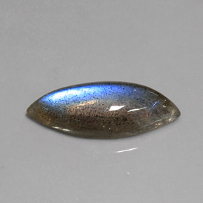 Labradorite Multicolore naturelle Marquise, 7.01 ct, Translucide
