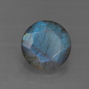 Labradorite multicolore naturelle transparent, 3,36 ct, transparent / translucide