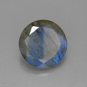 Labradorite Multicolore naturelle Transparent, 9.11 ct, Transparent / Translucide