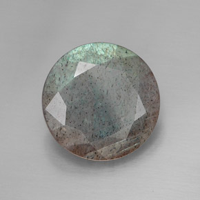 Labradorite Multicolore naturelle Coupe roude, 10.20 ct, Opaque