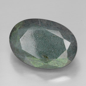 Labradorite Multicolore naturelle Coupe ovale, 14.61 ct, Opaque